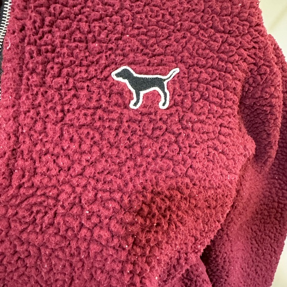 Victoria's Secret Victorias Secret Pink Sherpa Boyfriend Quarte - Picture 6 of 14